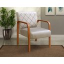 Ver imagem 1 de Kit 2 Poltronas Cadeira Decorativa Sala, Recepção Lara