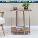 Ver imagem 3 de Mesa Apoio Lateral Lógica Baixa Retangular Nacional Móveis 52 Cm (altura) Tampo Mdf Laminado Pinh