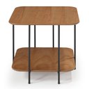 Ver imagem 1 de Mesa Apoio Lateral Lógica Baixa Retangular Nacional Móveis 52 Cm (altura) Tampo Mdf Laminado Pinh