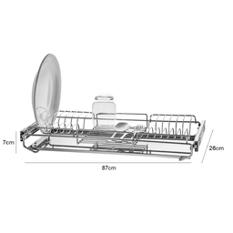 Escorredor De Louças Embutido No Armário Inox 87x26 Schmitt - 2