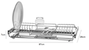 Ver imagem 2 de Escorredor De Louças Embutido No Armário Inox 87x26 Schmitt