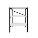 Ver imagem 3 de Estante Industrial Moderna Multiuso com 3 Prateleiras Aço Branca