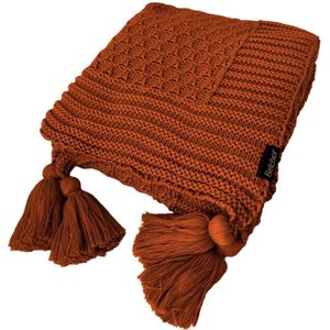 Manta Peseira de Tricot 90x180 Cm com Tassel - Colméia