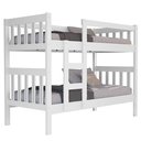 Ver imagem 2 de Beliche para Quarto de Solteiro Pousada Versátil Adulto ou Criança Cor Branca Mdf Design Moderna