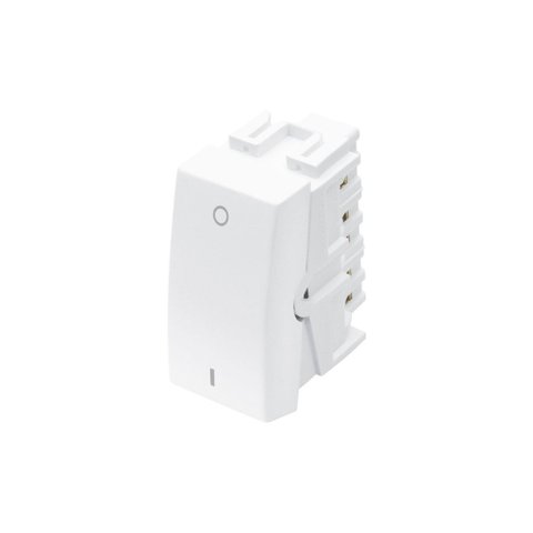 Módulo Interruptor Bipolar Simples Fame Habitat 20a Branco