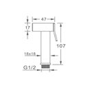 Ver imagem 2 de Ducha Higienica Quadrato Black- Levo