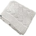 Ver imagem 1 de Manta Peseira de Tricot Linho 90x180 Cm - Coquile