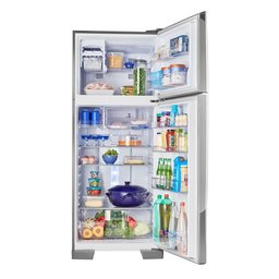 Geladeira Panasonic 435 Litros 2 Portas com Freezer em Cima Aço Escovado Bt50bd3xa 220v - 4