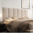 Ver imagem 3 de Cabeceira Modular Sonho 20x60 Em Suede Bege