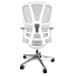 Cadeira Presidente Escritório Ergonômica Gogo Chair Go-304 - Branca - 4
