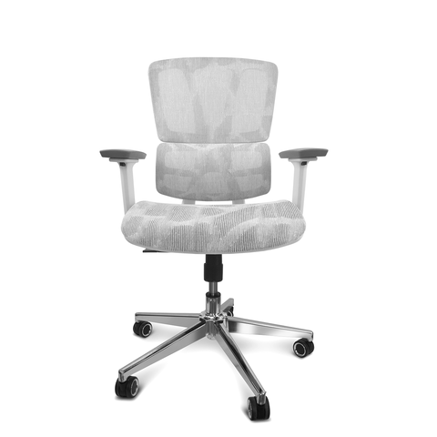 Cadeira Presidente Escritório Ergonômica Gogo Chair Go-304 - Branca