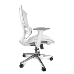 Cadeira Presidente Escritório Ergonômica Gogo Chair Go-304 - Branca - 3