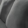 Sofá de Canto 6 Lugares Alphaville Siena Móveis Veludo Elefante Grafite - 2