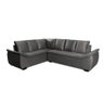 Sofá de Canto 6 Lugares Alphaville Siena Móveis Veludo Elefante Grafite - 1