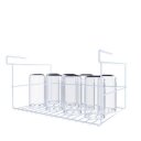 Ver imagem 1 de Cesto Suspenso Otimizee Medio 32.9 X 22.1cm Branco - Dicarlo