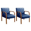 Ver imagem 2 de Kit 2 Poltronas Cadeira Decorativa Sala, Recepção Lara