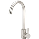 Ver imagem 2 de Torneira Misturador Monocomando Cozinha Bica Móvel Alta Inox Escovado