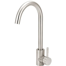 Torneira Misturador Monocomando Cozinha Bica Móvel Alta Inox Escovado - 2