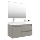 Ver imagem 2 de Conjunto Gabinete para Banheiro com Espelheira Califórnia 80