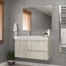 Conjunto Gabinete para Banheiro com Espelheira Califórnia 80 - 1