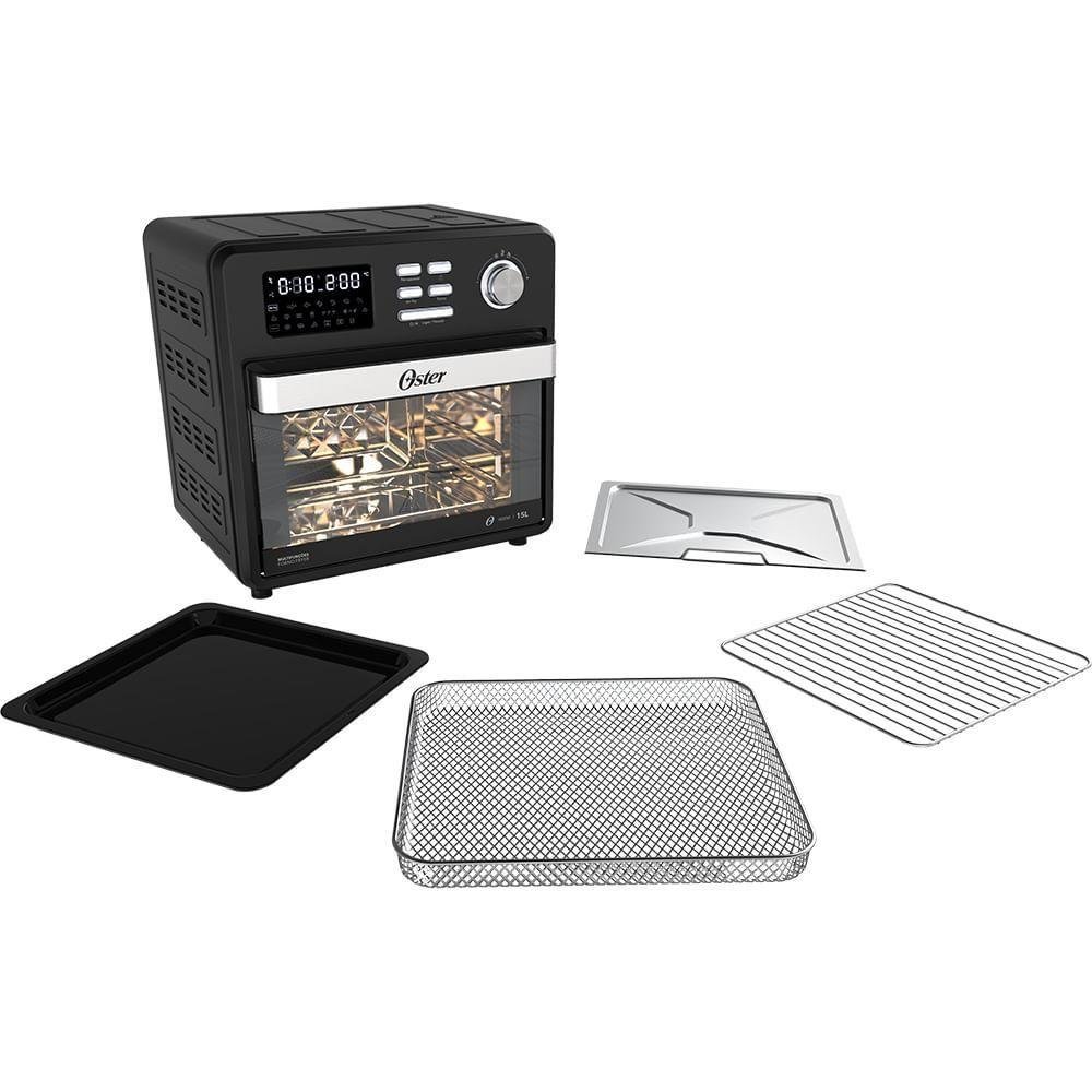 Kit Forno e Fryer 15l e Kit Vinho Oster 127v - 6