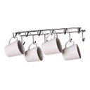 Ver imagem 1 de Suporte Porta Xícaras Fixo 275x30x100mm Jomer 4310 Cromado