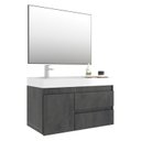 Ver imagem 3 de Conjunto Gabinete para Banheiro com Espelheira Califórnia 80