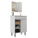 Ver imagem 3 de Conjunto Balcão para Banheiro com Espelheira Siena 55