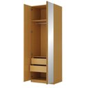 Ver imagem 6 de Guarda Roupa Planejado 2 Portas com Espelho 80cm Samambaia CabeCasa MadeiraOriginals Marrom/Carvalho