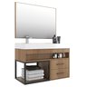 Conjunto Gabinete para Banheiro com Espelheira New 80 - 2
