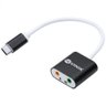 Adaptador P2 Duas Vias Usb Tipo C Fone + Microfone Adfmusbtc - 2