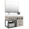 Conjunto Gabinete para Banheiro com Espelheira New 80 - 2