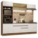 Ver imagem 3 de Armário de Cozinha Completa 270cm Rustic Branco Glamy Madesa 10