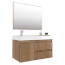 Ver imagem 3 de Conjunto Gabinete para Banheiro com Espelheira Califórnia 80