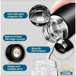 Garrafa Térmica Café, Água com Sensor de Temperatura em Led - 6