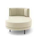 Ver mais imagens de Sofá Chaise Lado Direito Downey Sala de Estar Veludo Bege G15 - Gran Belo