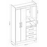 Guarda-Roupa 4 Portas NT 5170 Branco - Notável - 6
