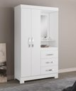 Ver imagem 2 de Guarda-Roupa 4 Portas NT 5170 Branco - Notável