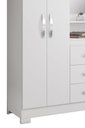 Ver imagem 3 de Guarda-Roupa 4 Portas NT 5170 Branco - Notável