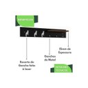 Ver imagem 5 de Porta Chaves de Parede Organizador Porta Chaveiro P.m.c.c Fs