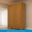 Ver imagem 7 de Guarda-roupa Solteiro 2 Portas de Correr 100% MDF 140cm Cinerária Espresso Móveis