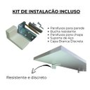 Ver imagem 2 de Jogo de Kit com 4 Prateleiras Pretas Organizadora 70x20x1,5cm com Suporte