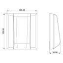 Ver imagem 2 de Kit com 2 Acabamento para Válvulas de Descarga Premium Pr4100 Ducon Metais