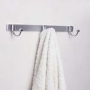 Ver imagem 1 de Kit com 2 Cabides de Parede 3 Ganchos Alumínio Escovado com Verniz Classic Cl3170 Ducon Metais