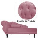 Ver imagem 5 de Recamier Namoradeira Divã Lado Direito Larissa Suede Rosa - Ds Estofados