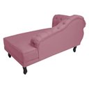 Ver imagem 4 de Recamier Namoradeira Divã Lado Direito Larissa Suede Rosa - Ds Estofados