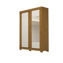 Ver imagem 3 de Guarda-roupa Solteiro 2 Portas de Correr com Espelho 100% MDF 140cm Cinerária Espresso Móveis