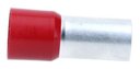 Ver imagem 4 de Kit 10un Terminal Tubular Ilhós 95mm Pré Isolado Vermelho