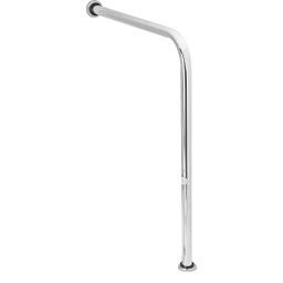 Barra De Apoio Segurança Para Sanitário Em L 80x80cm Plus - 1