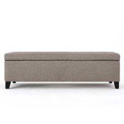 Recamier Bau Veneza 1,20m Suede Bege - Clique Decor Clique decorações - 3